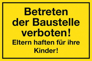 Kindergeburtstag Party - Sicherheit geht vor