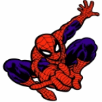 Motto-Steckbrief Spiderman Party